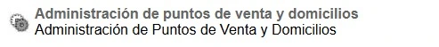 Puntos de Venta